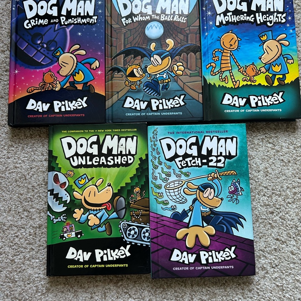Dog Man Book Series by Dav Pilkey